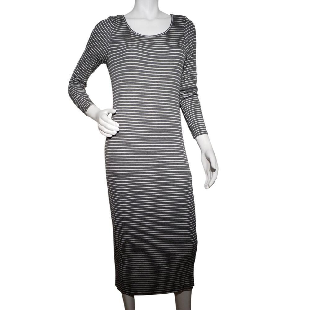 NWT Marine Layer Womens Size L Long Sleeve Lexi Midi Dress
